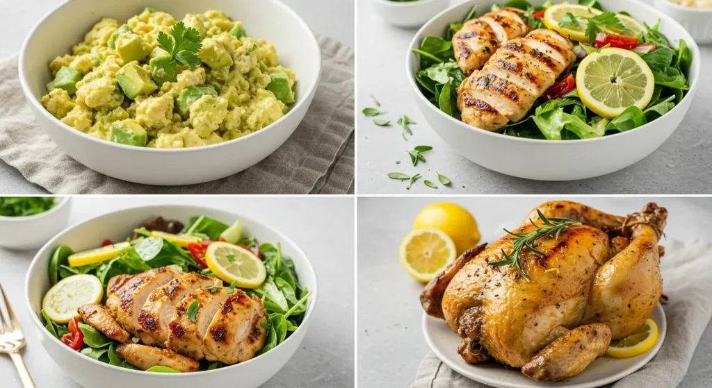 Lemon Herb Grilled Chicken Salad